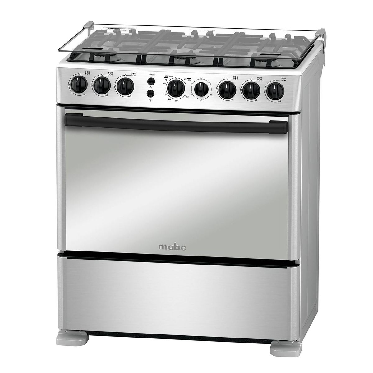 MABE - Cocina Mabe a Gas 6 Hornillas CMP3050FX0 Inox