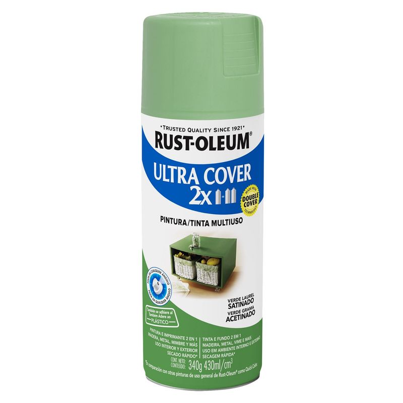  - Pintura Aerosol Ultra Cover Verde Laurel 340Gr