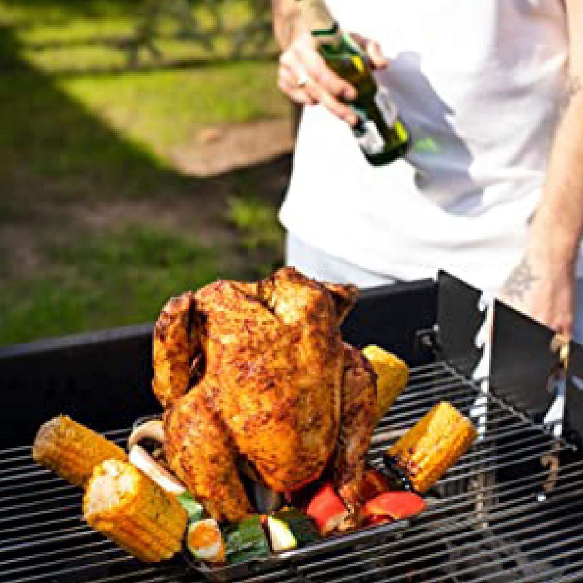 GENERICO - Rack Vertical para Pollo a la Parrilla