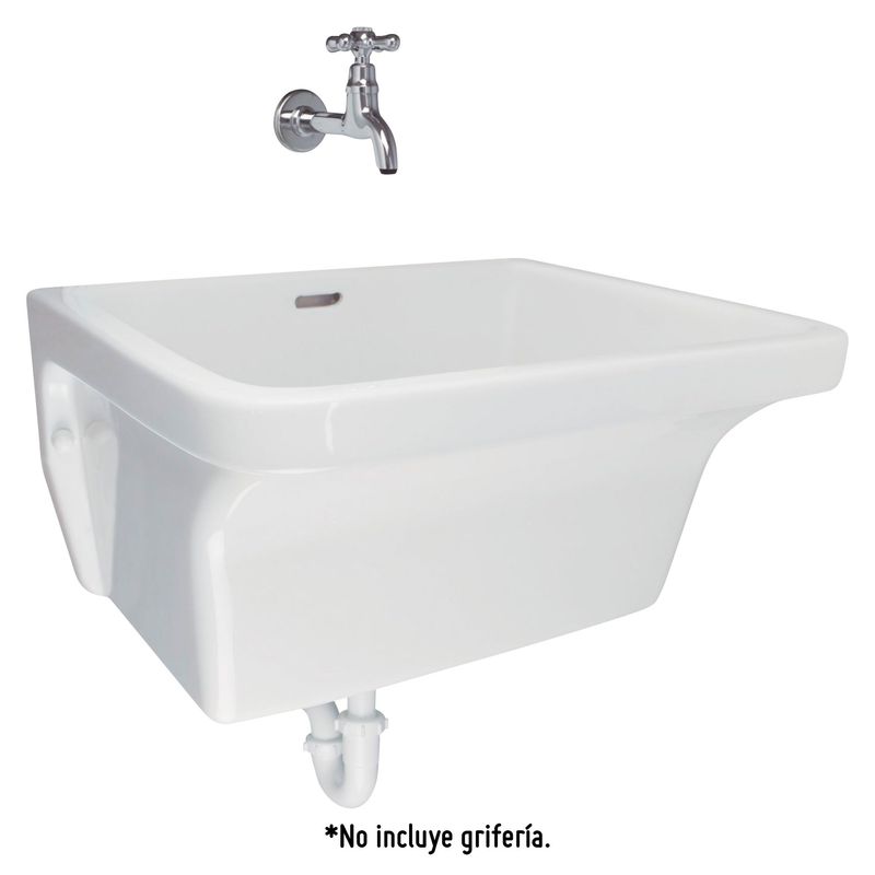 TREBOL - Lavarropas de Porcelana Amazonas Una Poza 56x45x35cm