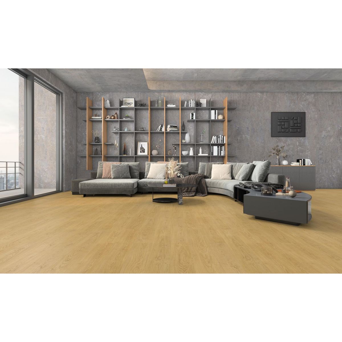 GENERICO - Piso Laminado Roble Claro 7mm 2.849m2