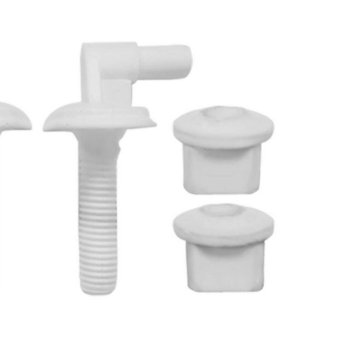 ITALGRIF - Bisagras para Tapa de Inodoro Blanco