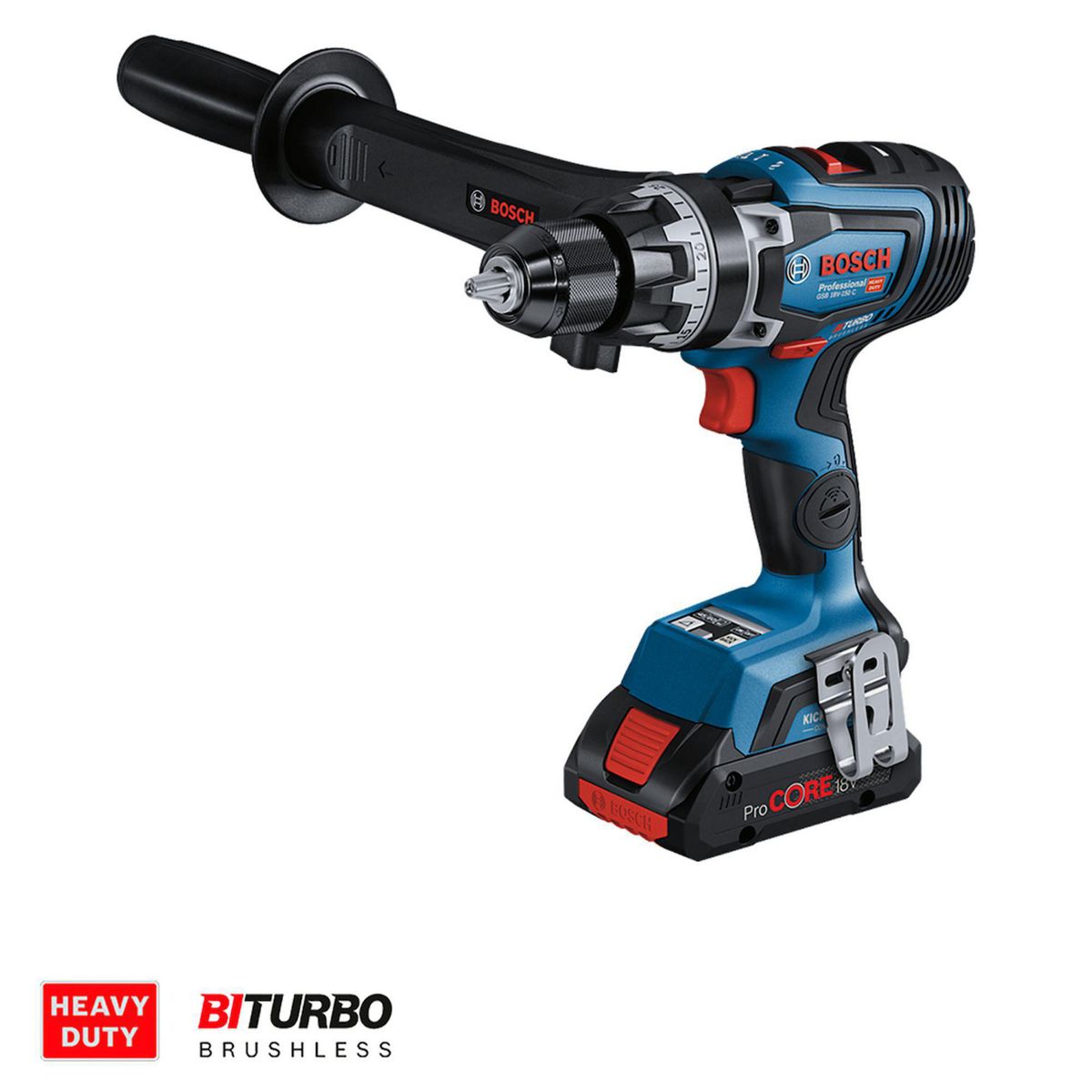 BOSCH - Taladro Atornillador 18V Bosch GSB 18V-150 C + 2 baterías + maletín de plástico
