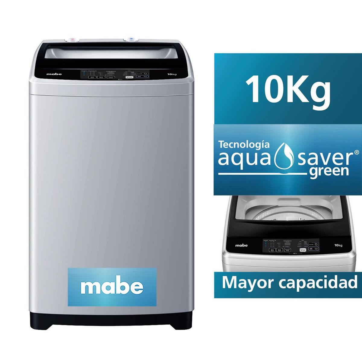 MABE - Lavadora Mabe LMAP1015WGBB0 10 Kg