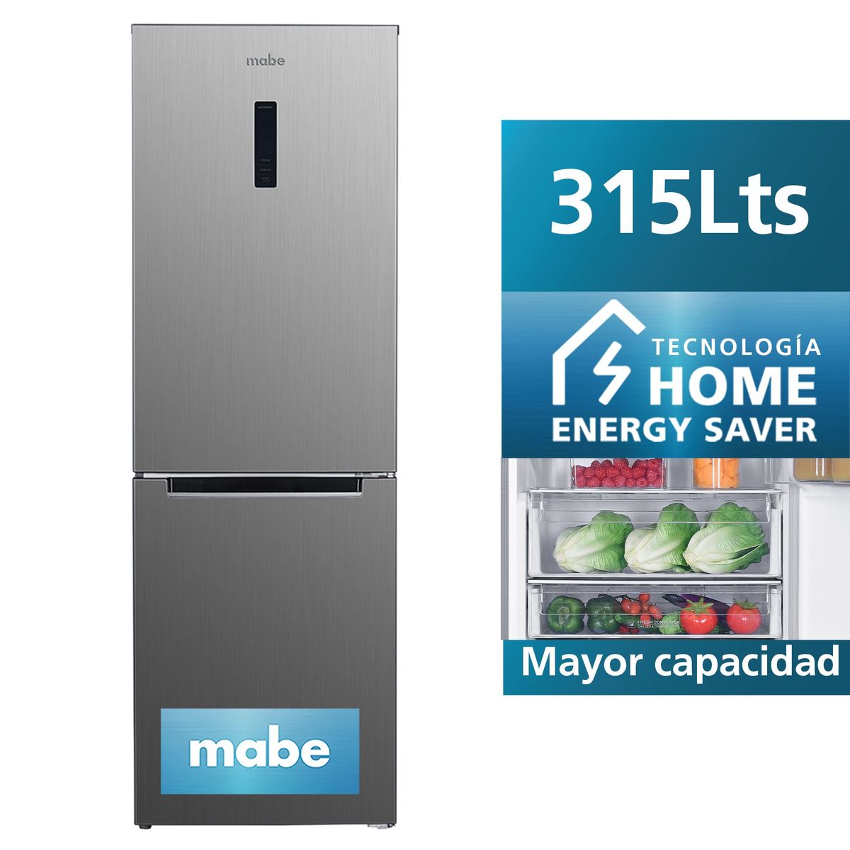 MABE - Refrigeradora Mabe Rmb315Ptpro0 315 L