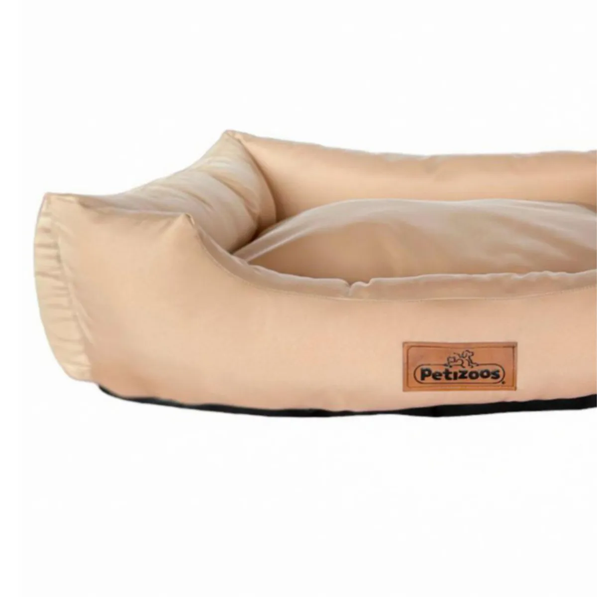 PETIZOOS - Cama Cuadrada Beige Talla L