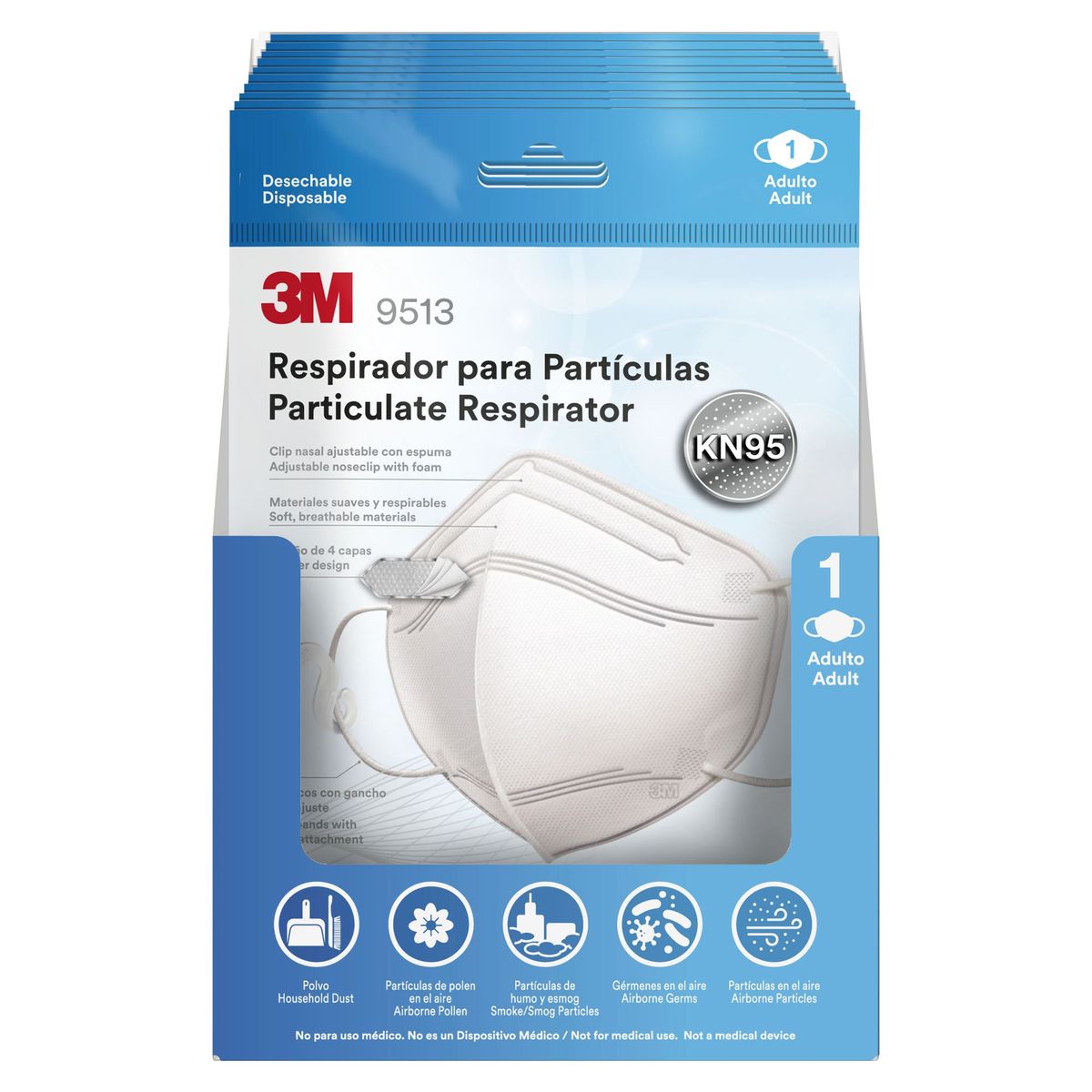 3M - Mascarilla KN95 9513 3M