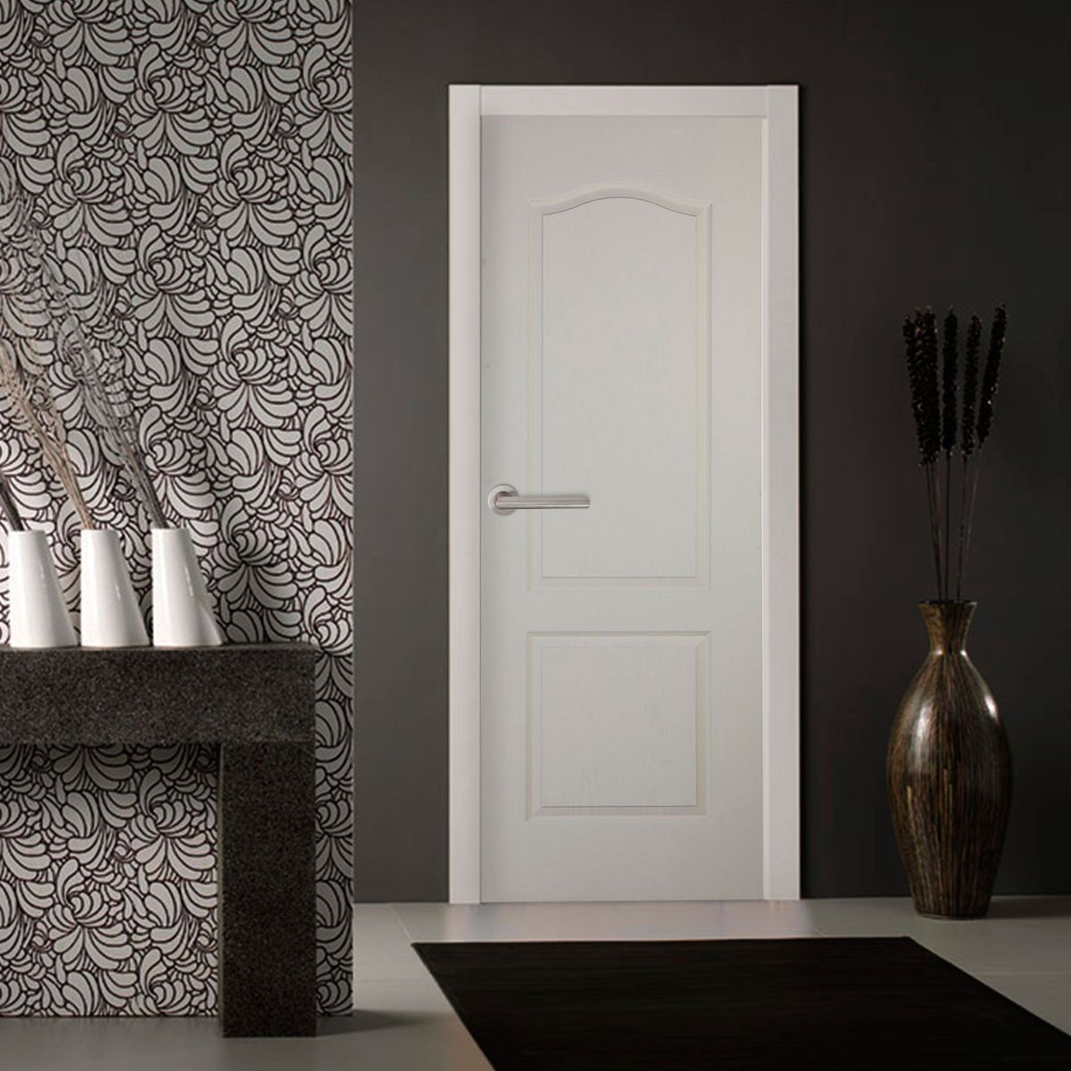 Puerta Interior HDF Prestige Blanco, marca ARES - Foto Principal