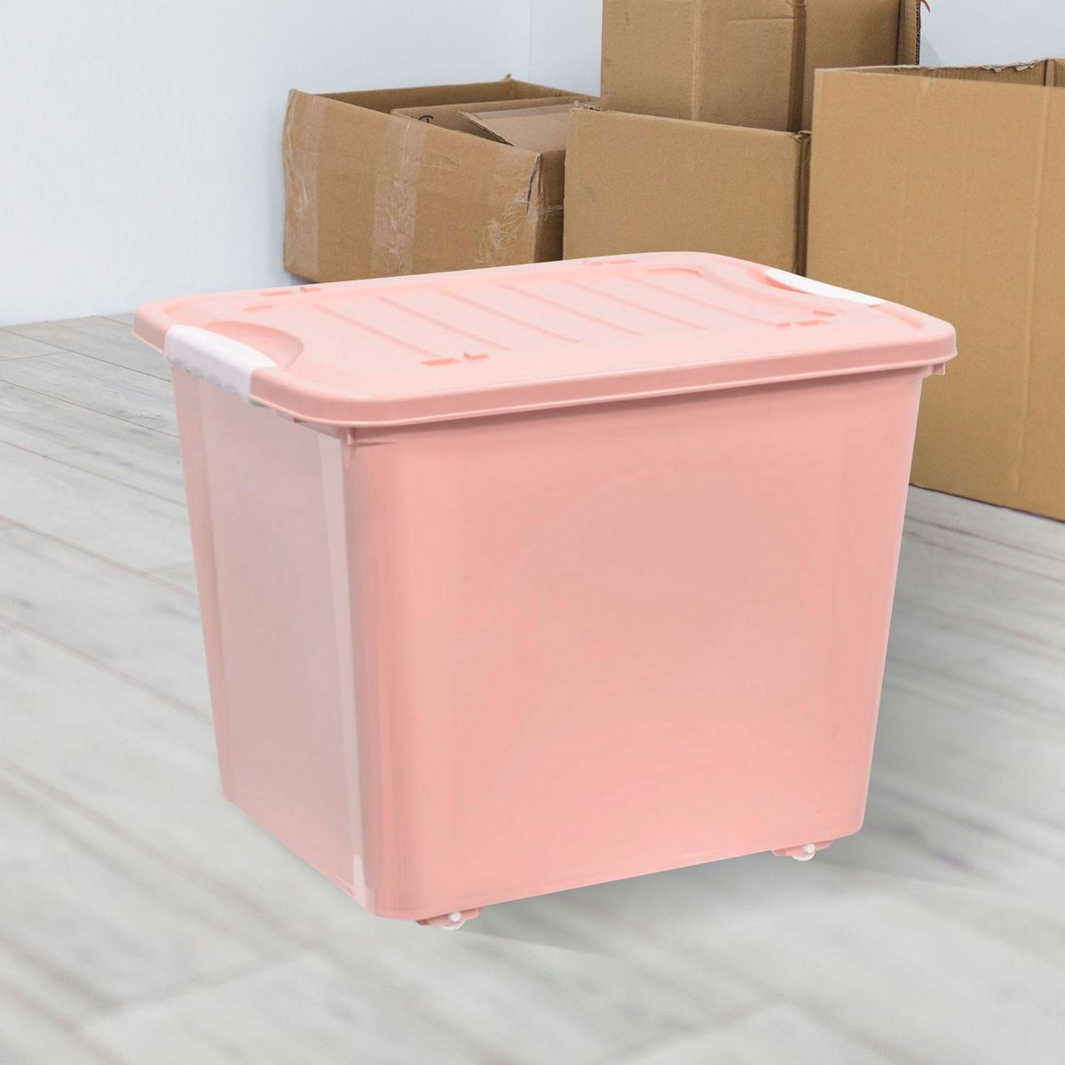 REYPLAST - Caja de Plástico Suprema #40 Reyplast 28L Rosa