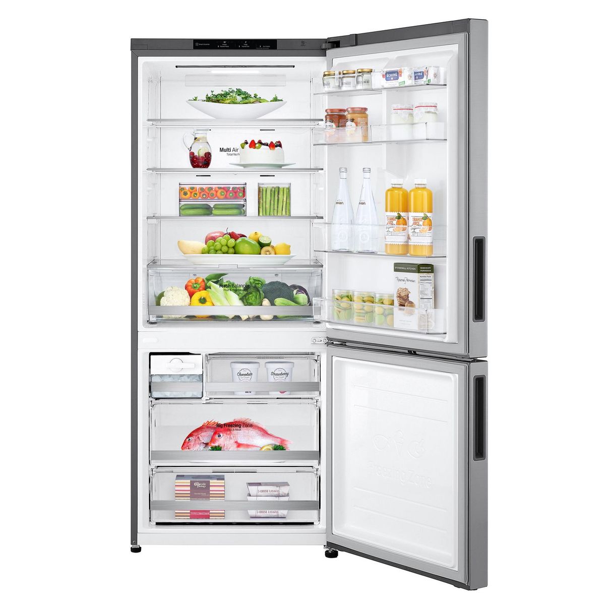 LG - Refrigeradora Lg Bottom Freezer 408 Litros GB41BPP