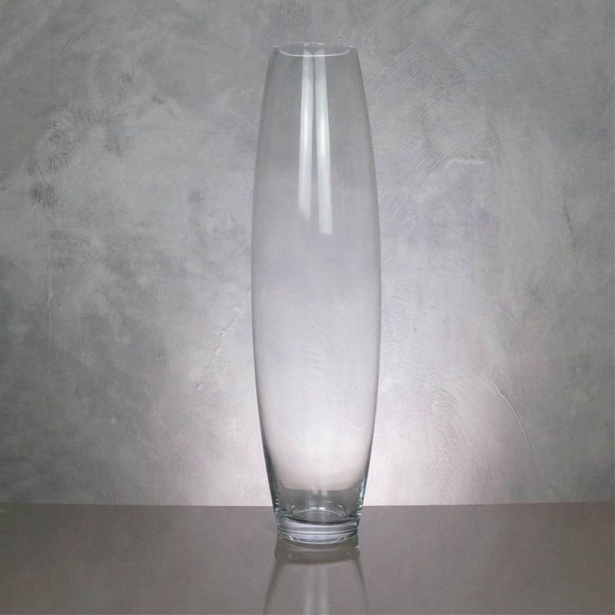 GENERICO - Florero Vidrio Transparente 50x10.5x10.5cm