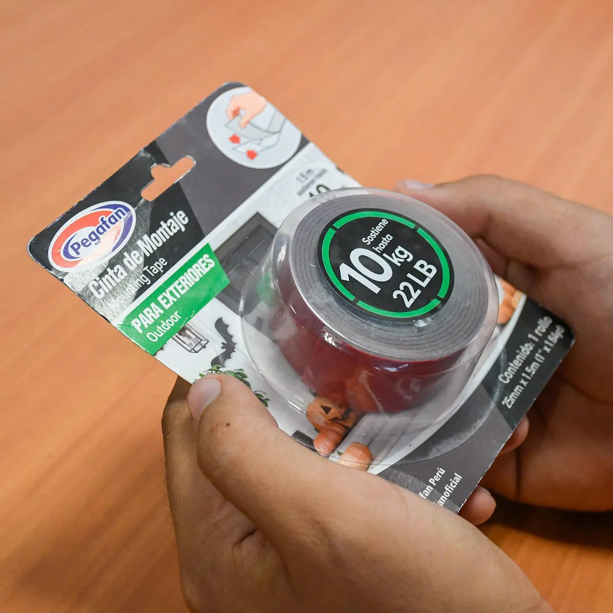 PEGAFAN - Cinta Montaje Exterior 25mm x 1.5m