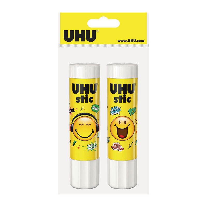 UHU - Pack x2 Uhu Stic Smiley 40gr