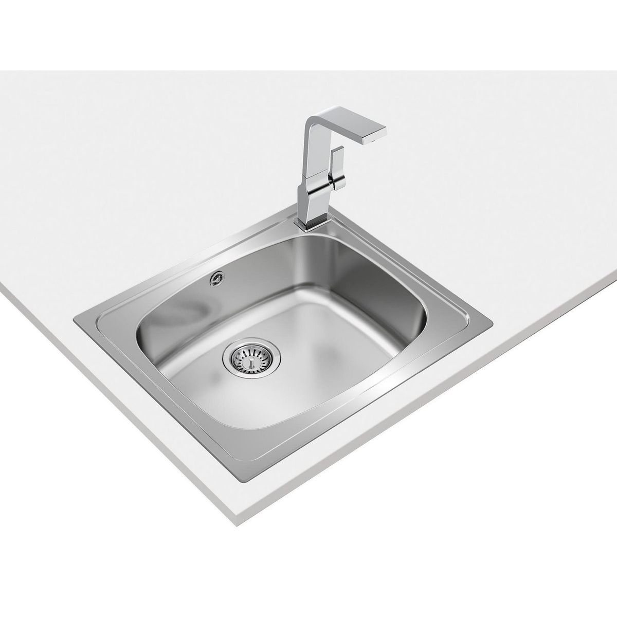 TEKA - Lavadero de Cocina Acero Inoxidable Teka 1 Poza Universe 60x51cm