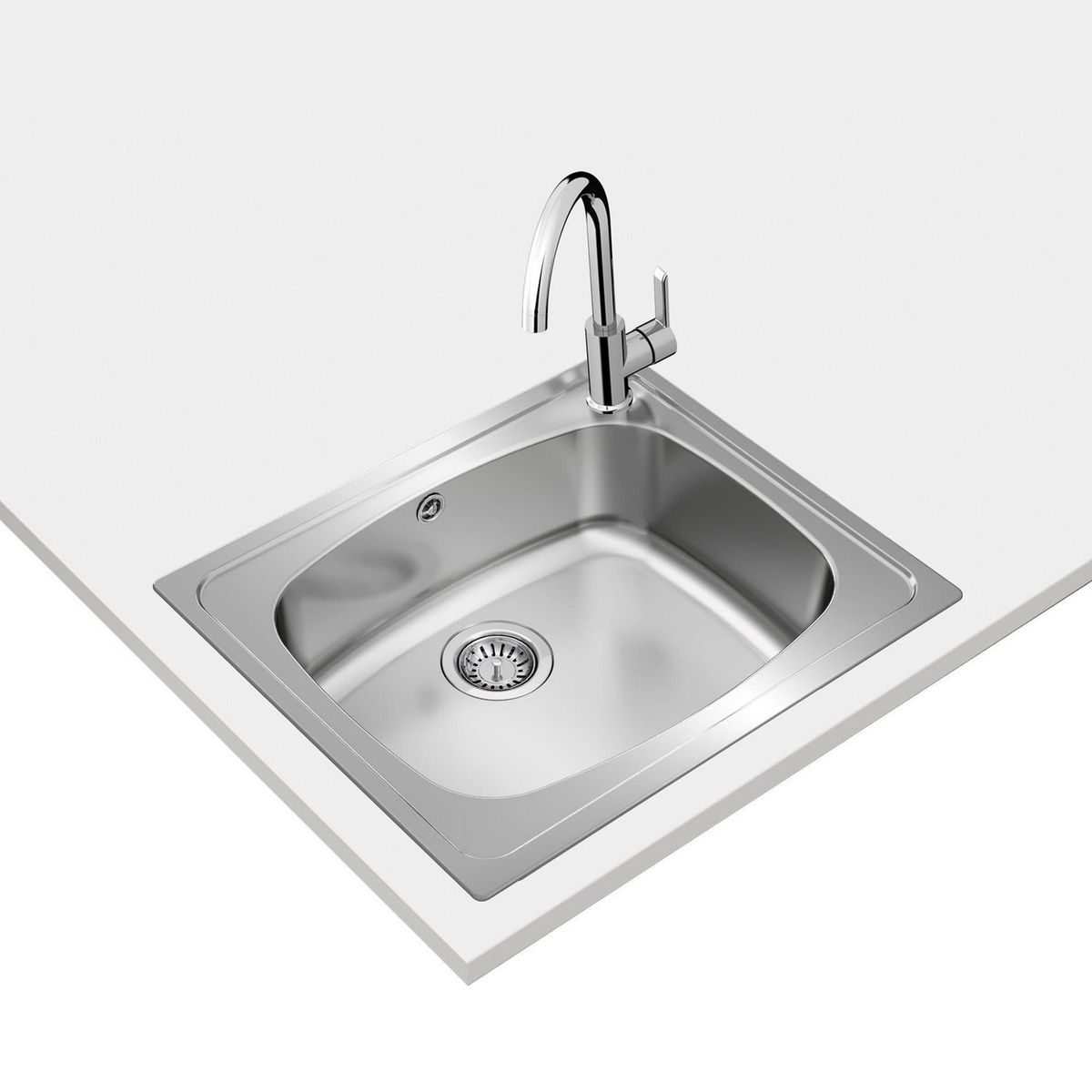 TEKA - Lavadero de Cocina Acero Inoxidable Teka 1 Poza Universe 60x51cm