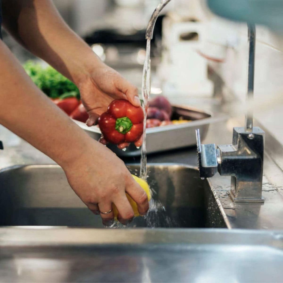 SPLENDID - Lavadero de Cocina Acero Inoxidable 2 Pozas con Escurridor 123.5x14.6cm