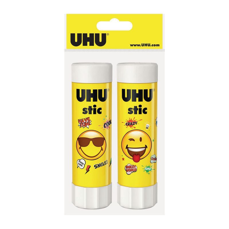 UHU - Pack x2 Uhu Stic Smiley 21gr