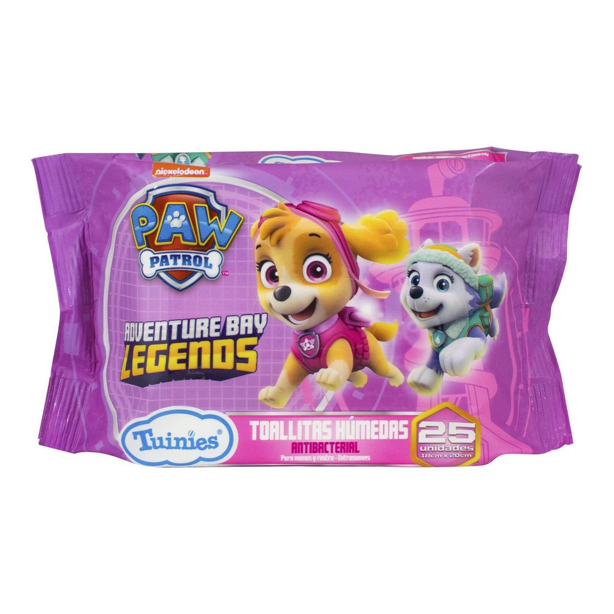 TUINIES - Toallitas Húmedas Paw Patrol 25 unid