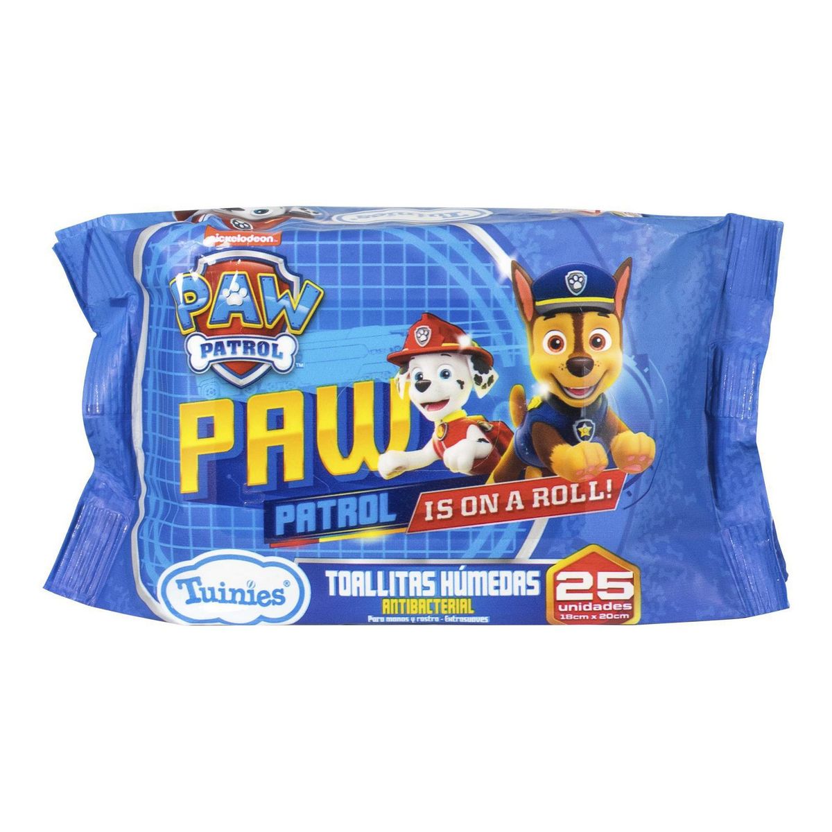 TUINIES - Toallitas Húmedas Paw Patrol 25 unid