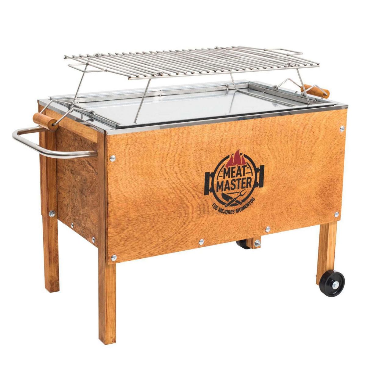 MEAT MASTER - Caja China Acero Galvanizado/Acero Inoxidable Meat Master 65X40 Cm