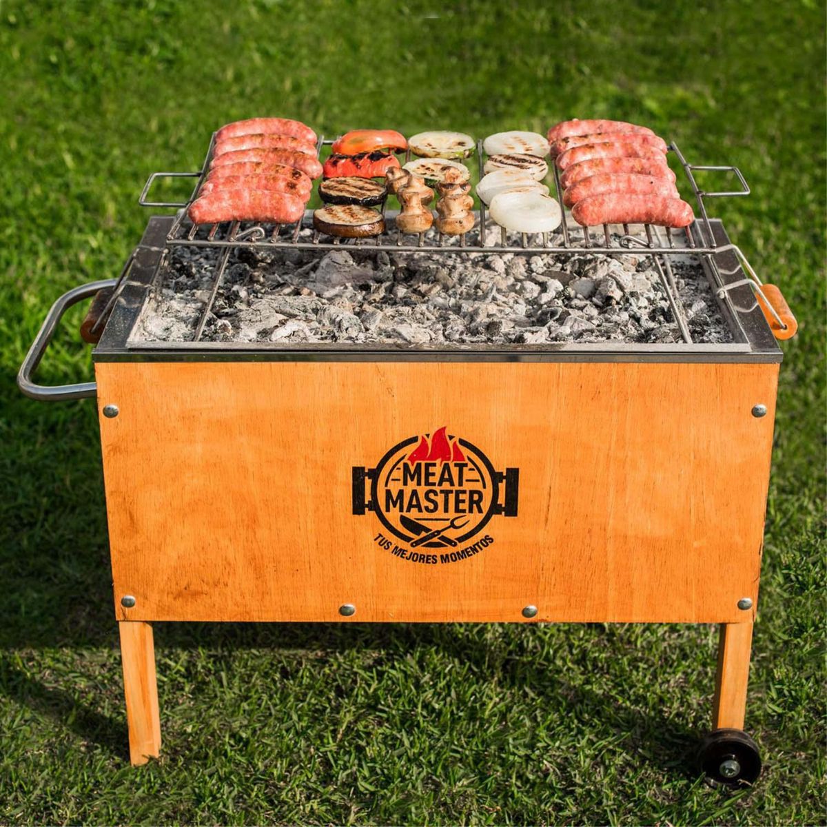 MEAT MASTER - Caja China Acero Galvanizado/Acero Inoxidable Meat Master 65X40 Cm