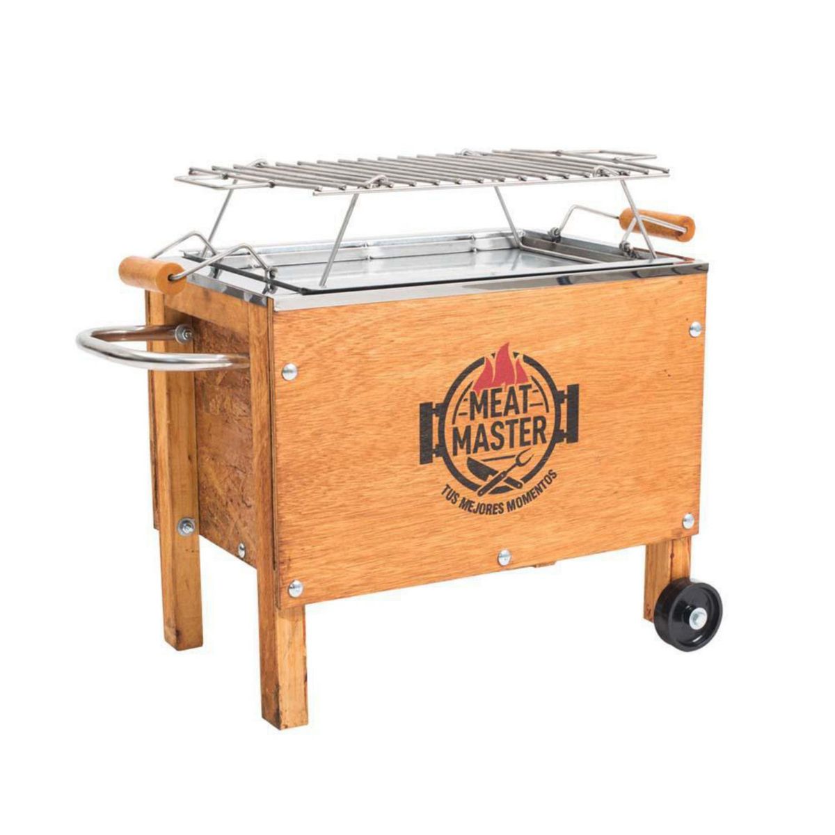 MEAT MASTER - Caja China Acero Galvanizado/Acero Inoxidable Meat Master 38X28 Cm