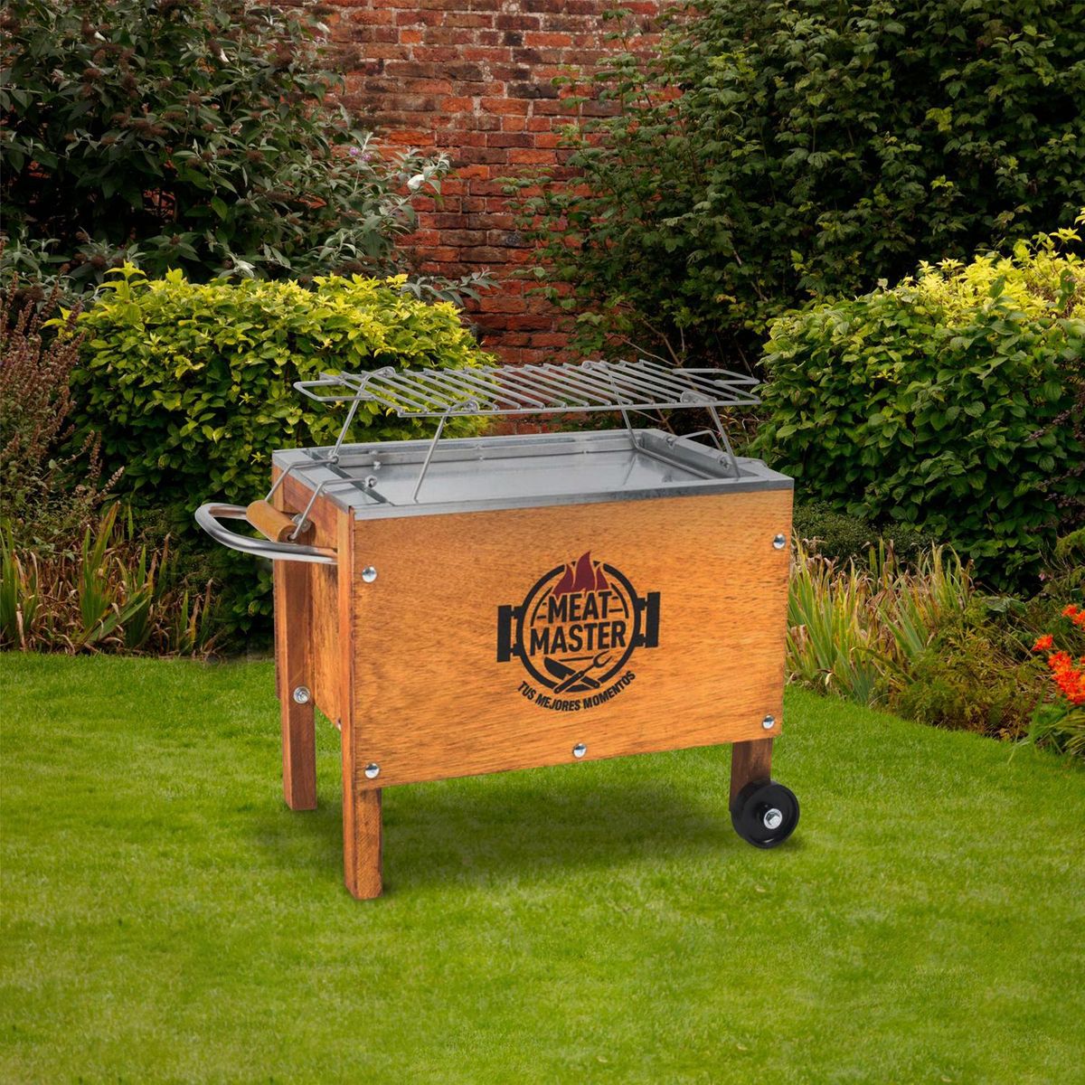 MEAT MASTER - Caja China Acero Galvanizado/Acero Inoxidable Meat Master 38X28 Cm