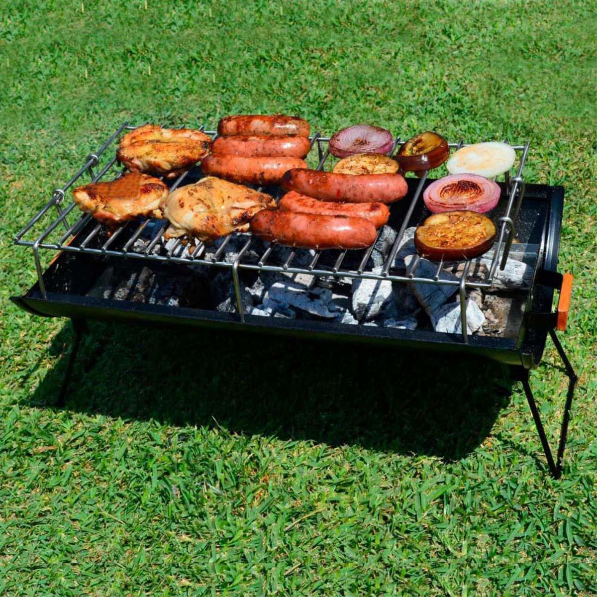 MEAT MASTER - Parilla Plegable Meat Master 58x28x31cm