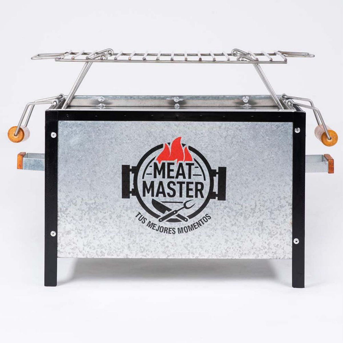 MEAT MASTER - Caja China Acero Galvanizado Meat Master 38X28 Cm