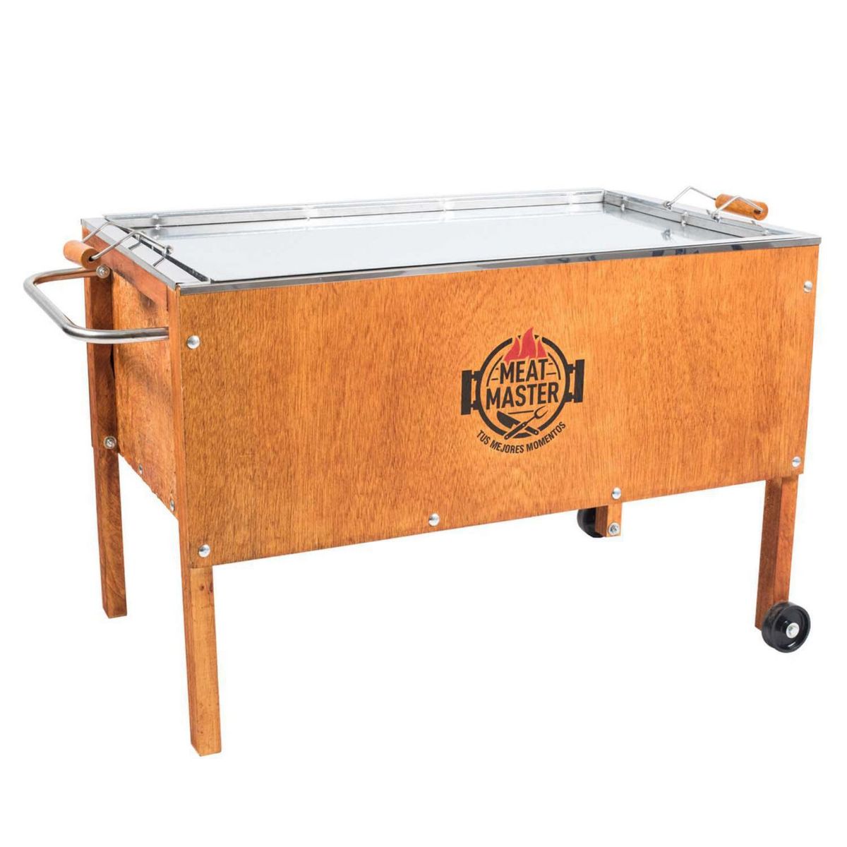 MEAT MASTER - Caja China Acero Galvanizado/Acero Inoxidable Meat Master 85X50 Cm