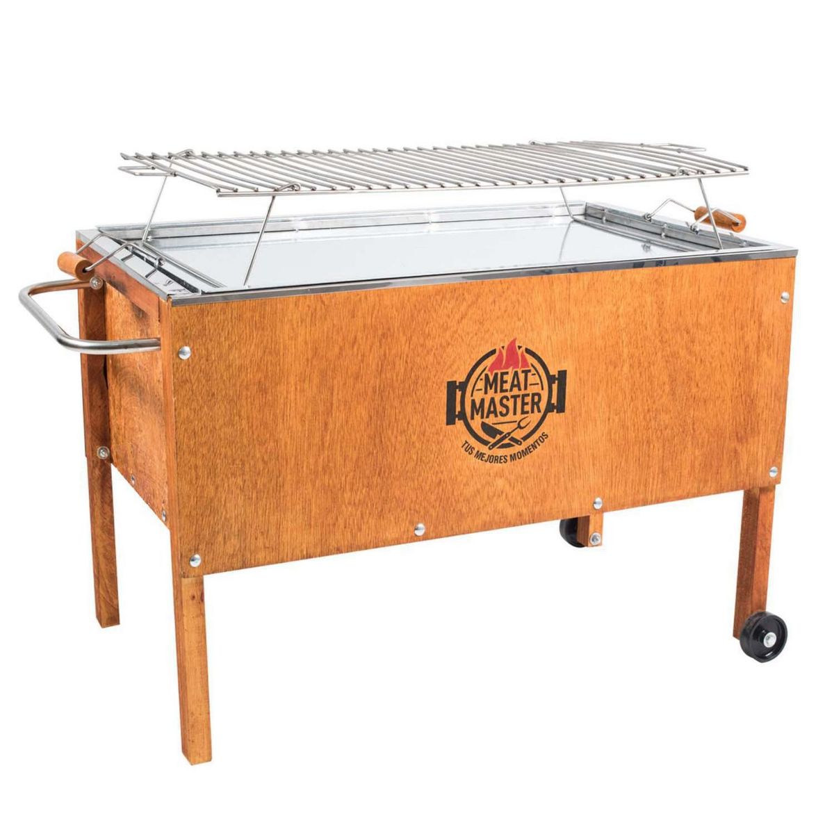 MEAT MASTER - Caja China Acero Galvanizado/Acero Inoxidable Meat Master 85X50 Cm