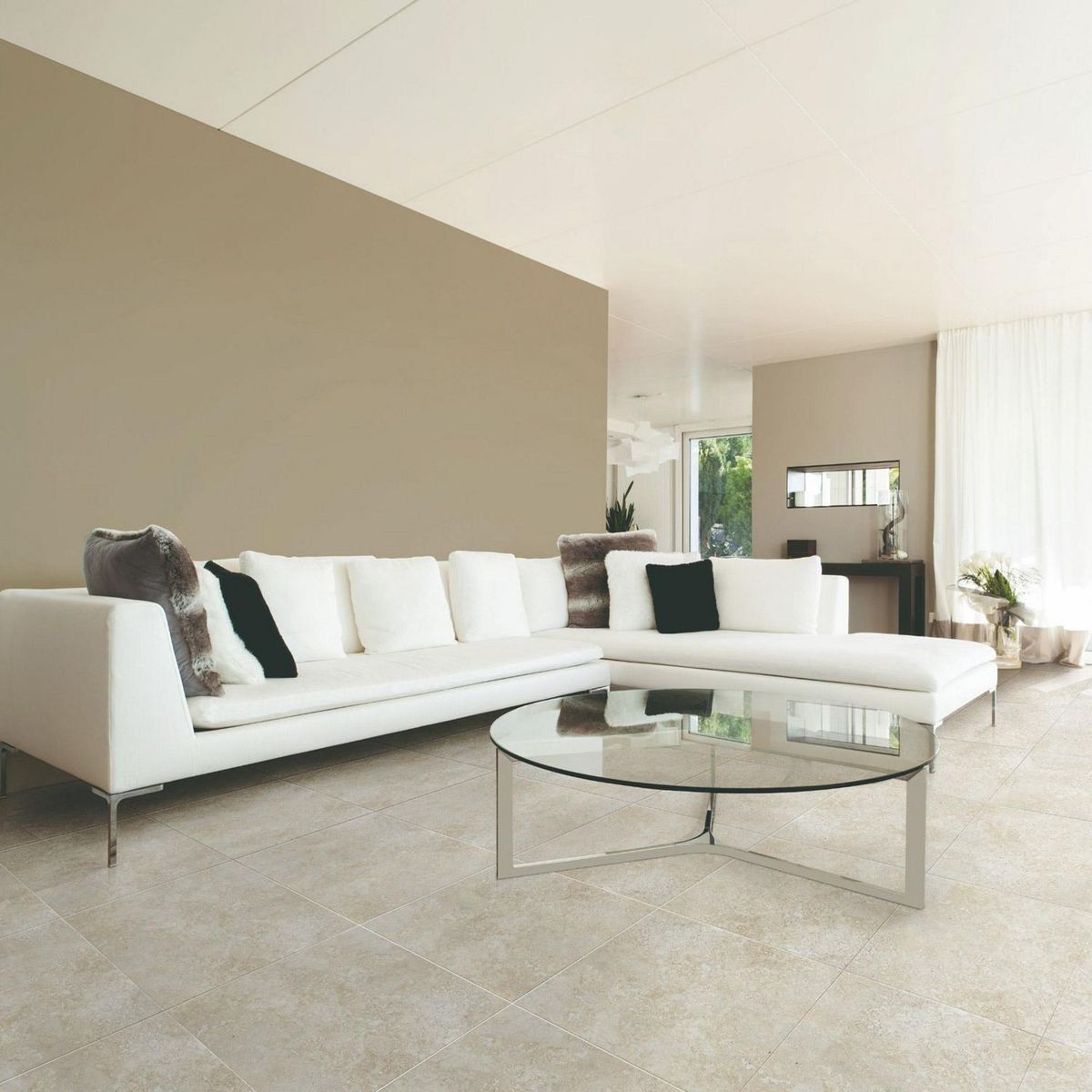 GENERICO - Cerámica Botticci Hueso 45x45cm para piso