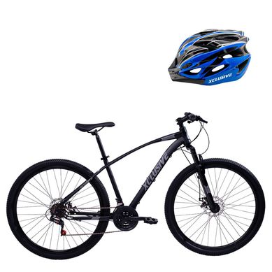 Bicicleta de Acero Xclusive Aro 29 Ng Disco Mecnico + Casco Azul L