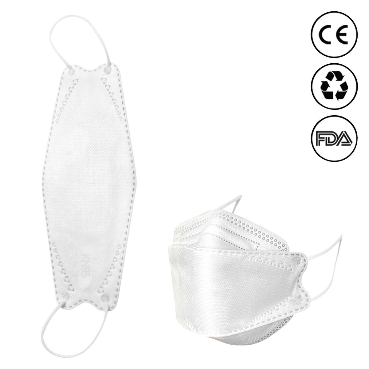 GENERICO - Mascarilla KN95 Fish Niño x 20 unid.