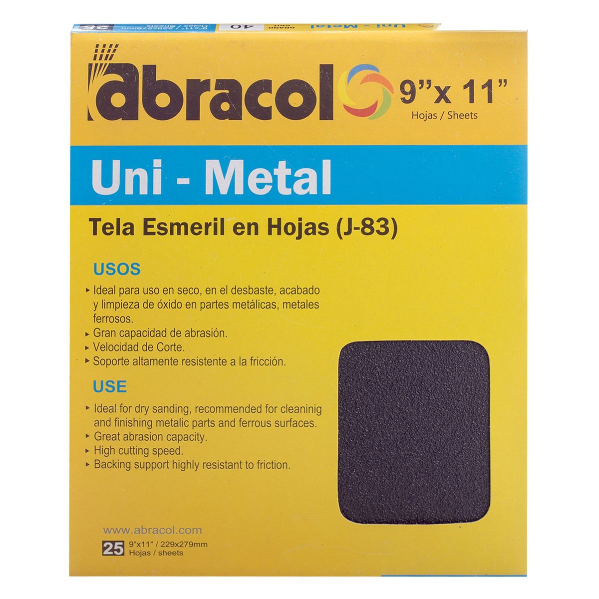 ABRACOL - Lija de Fierro Abracol 150 Granos