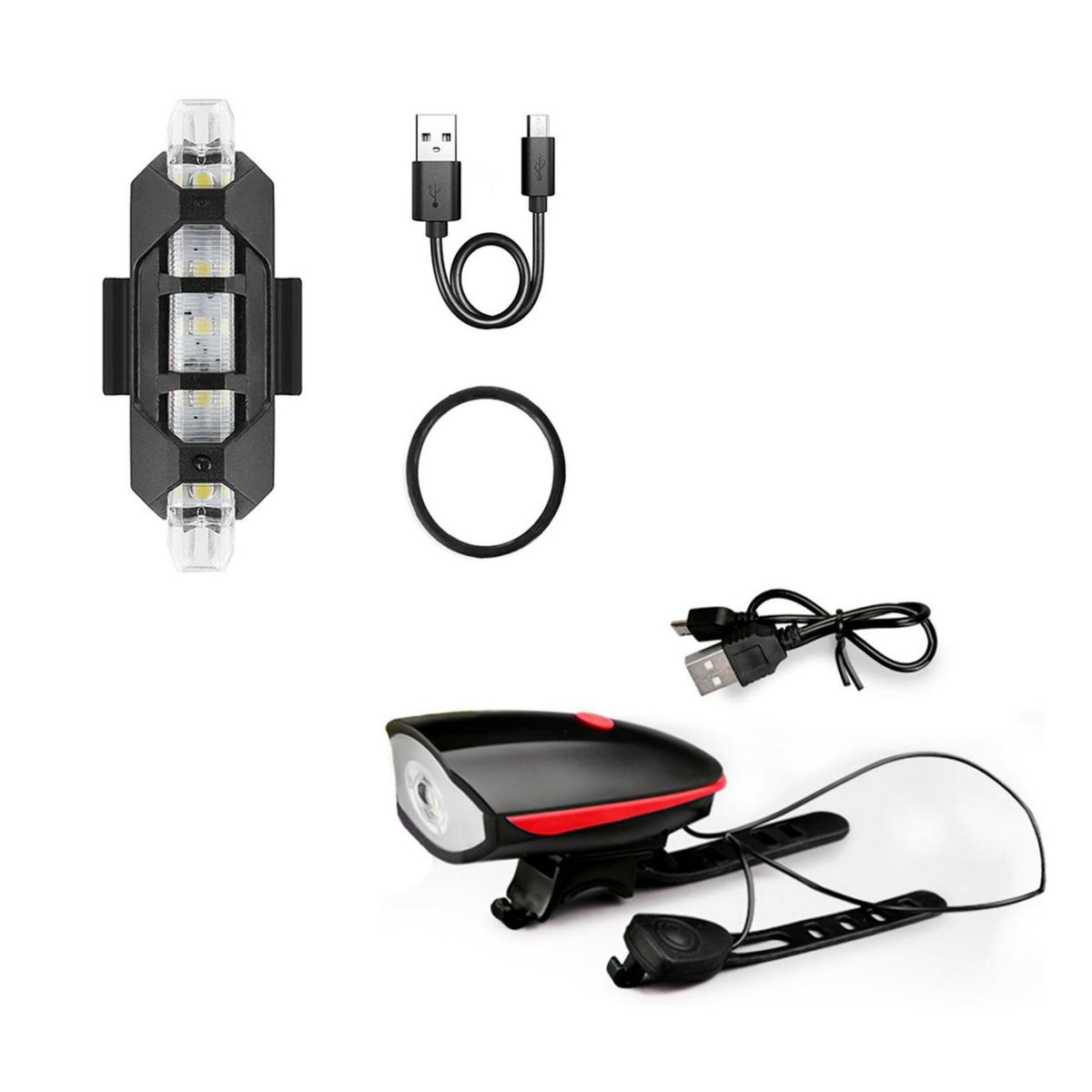 XCLUSIVE - Kit De Luces Xclusive Delantera Ro Y Trasera Bl