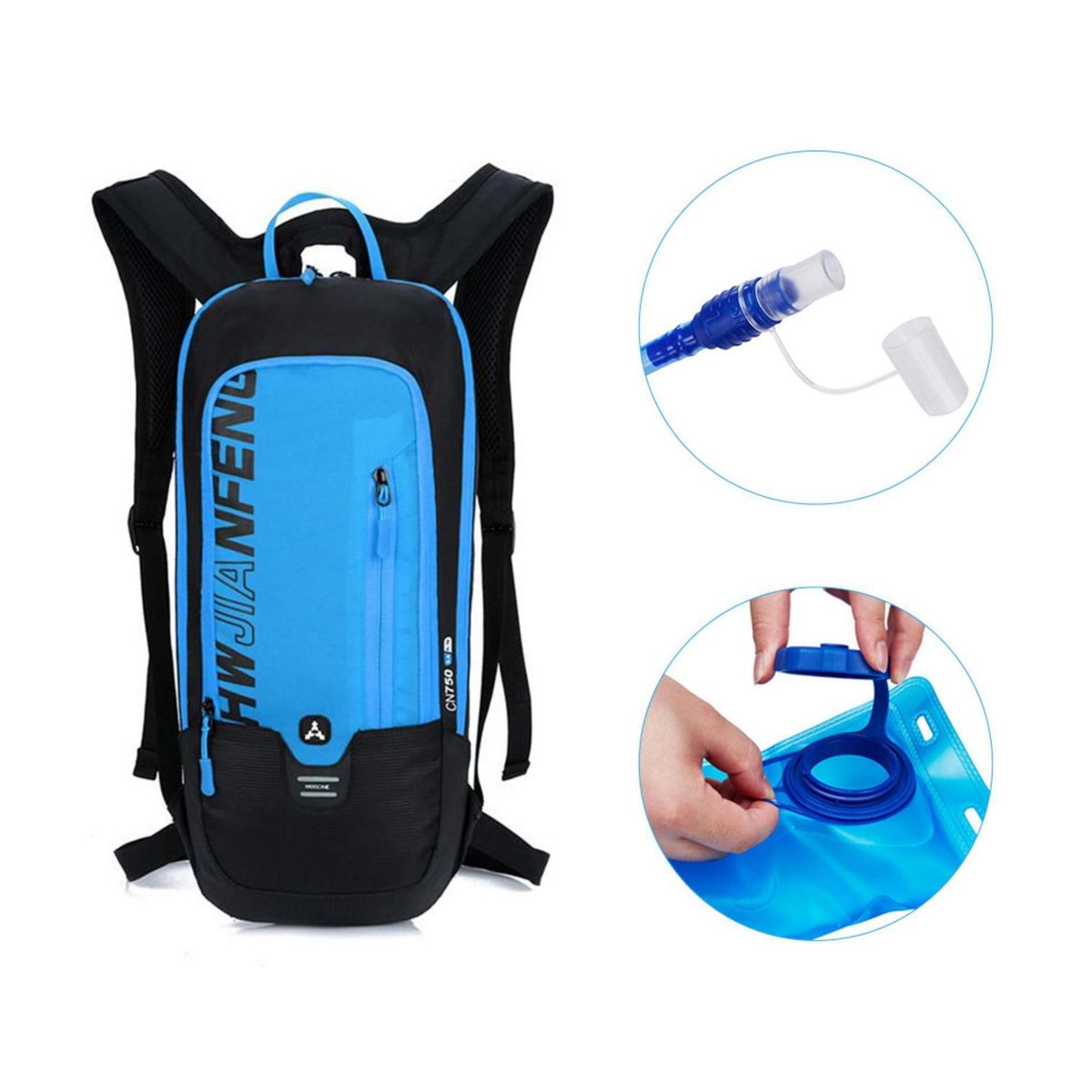 XCLUSIVE - Mochila De Hidratación Impermeable Xclusive Azul