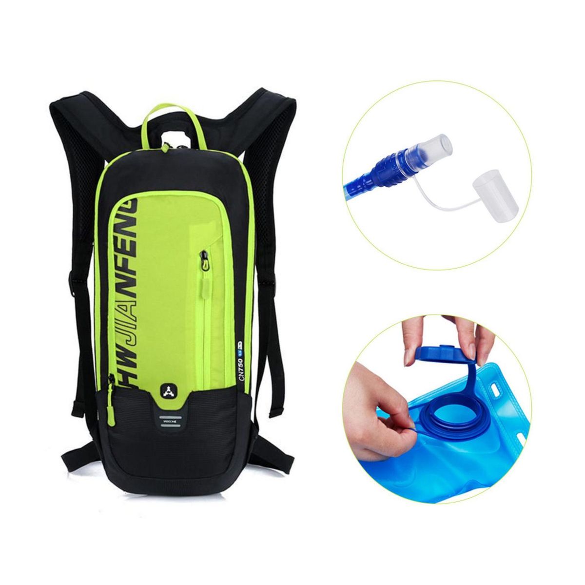 Mochila De Hidratación Impermeable Xclusive Verde, marca Xclusive - Foto Principal
