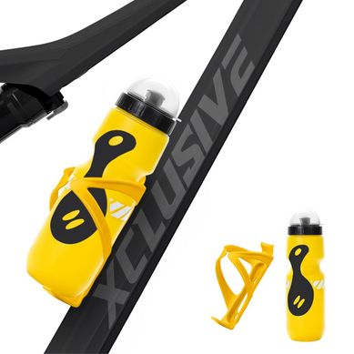 Kit Hidratante Xclusivebotella Y Porta Botella Amarillo