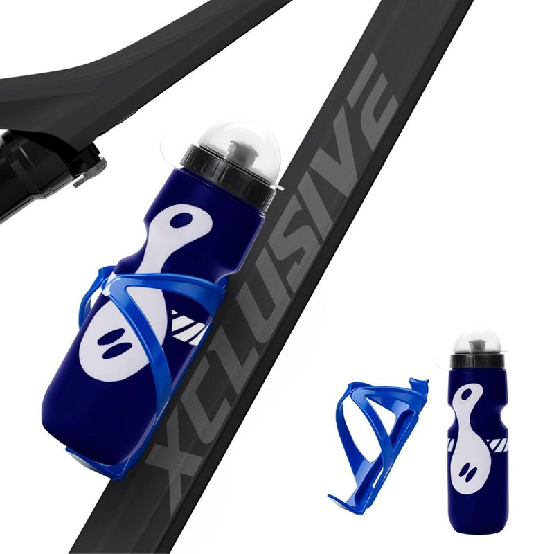 XCLUSIVE - Kit Hidratante Xclusive Botella Y Porta Botella Azul
