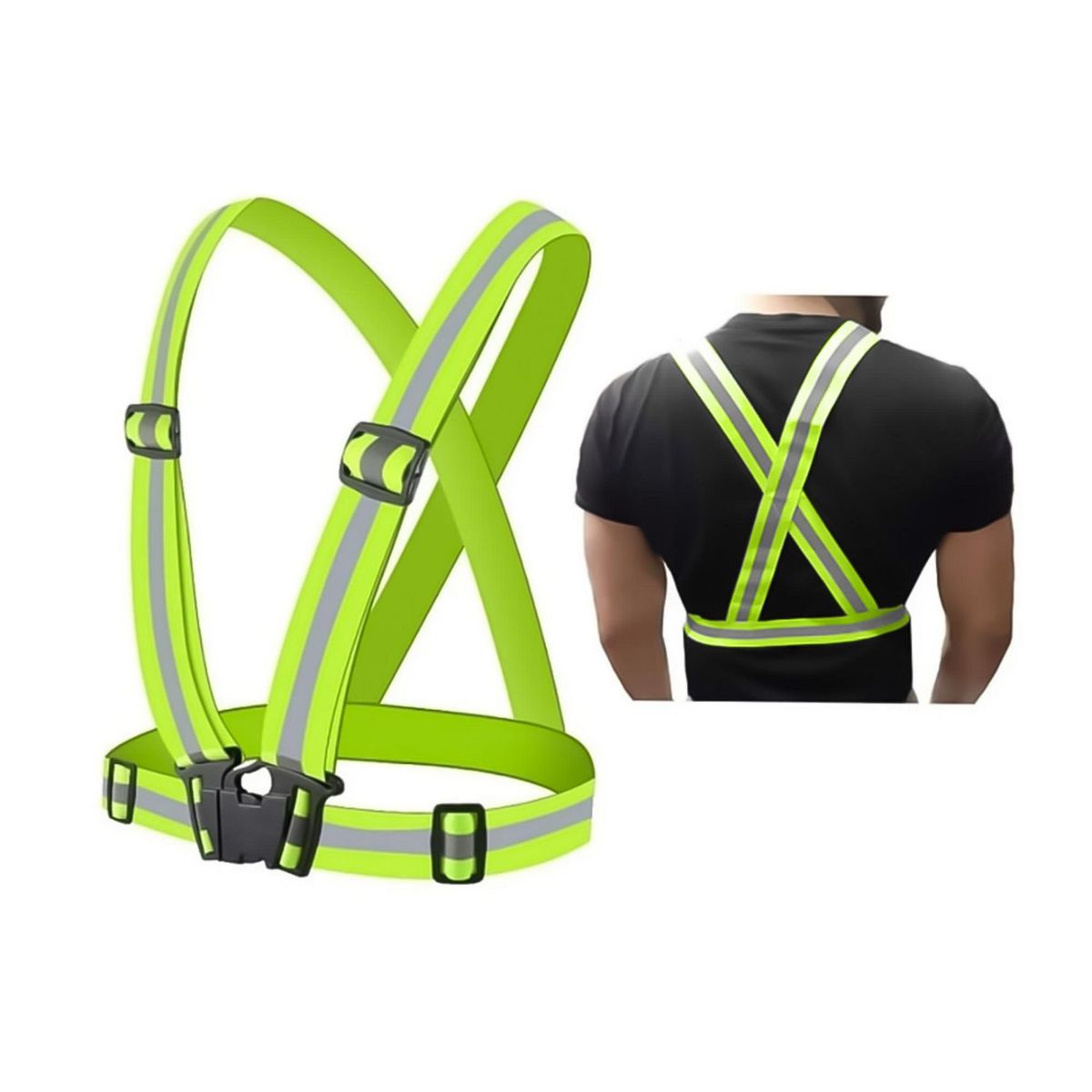 XCLUSIVE - Chaleco Reflectivo Xclusive Para Bicicleta Verde