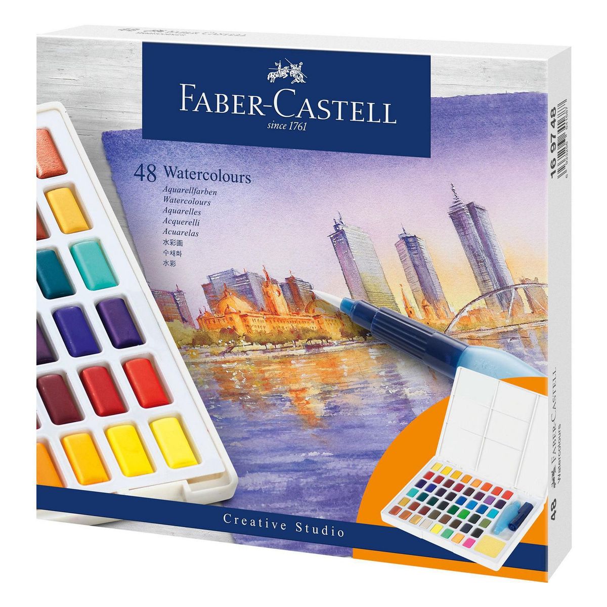 FABER CASTELL - Estuche 48 Acuarelas