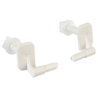 Bisagra Fija para Tapa de Inodoro Blanco