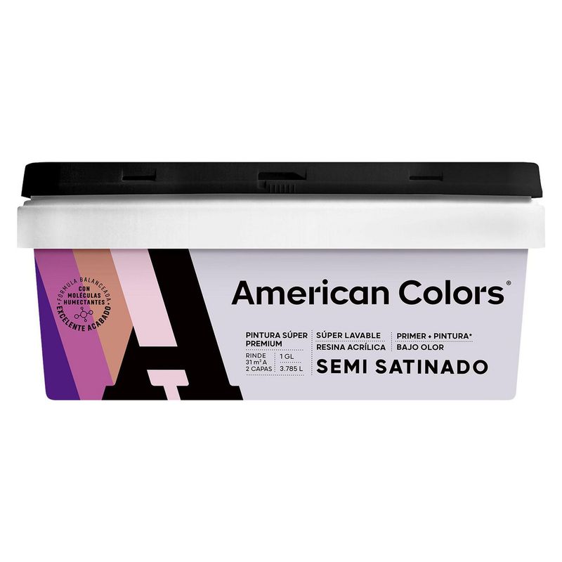  - Pintura Látex Semi Satinado Base Pastel 1GL