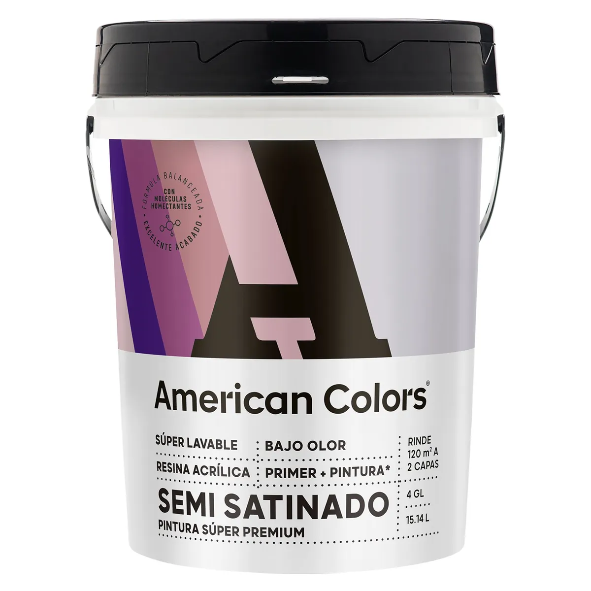 GENERICO - Pintura Látex Semi Satinado Blanco 4GL