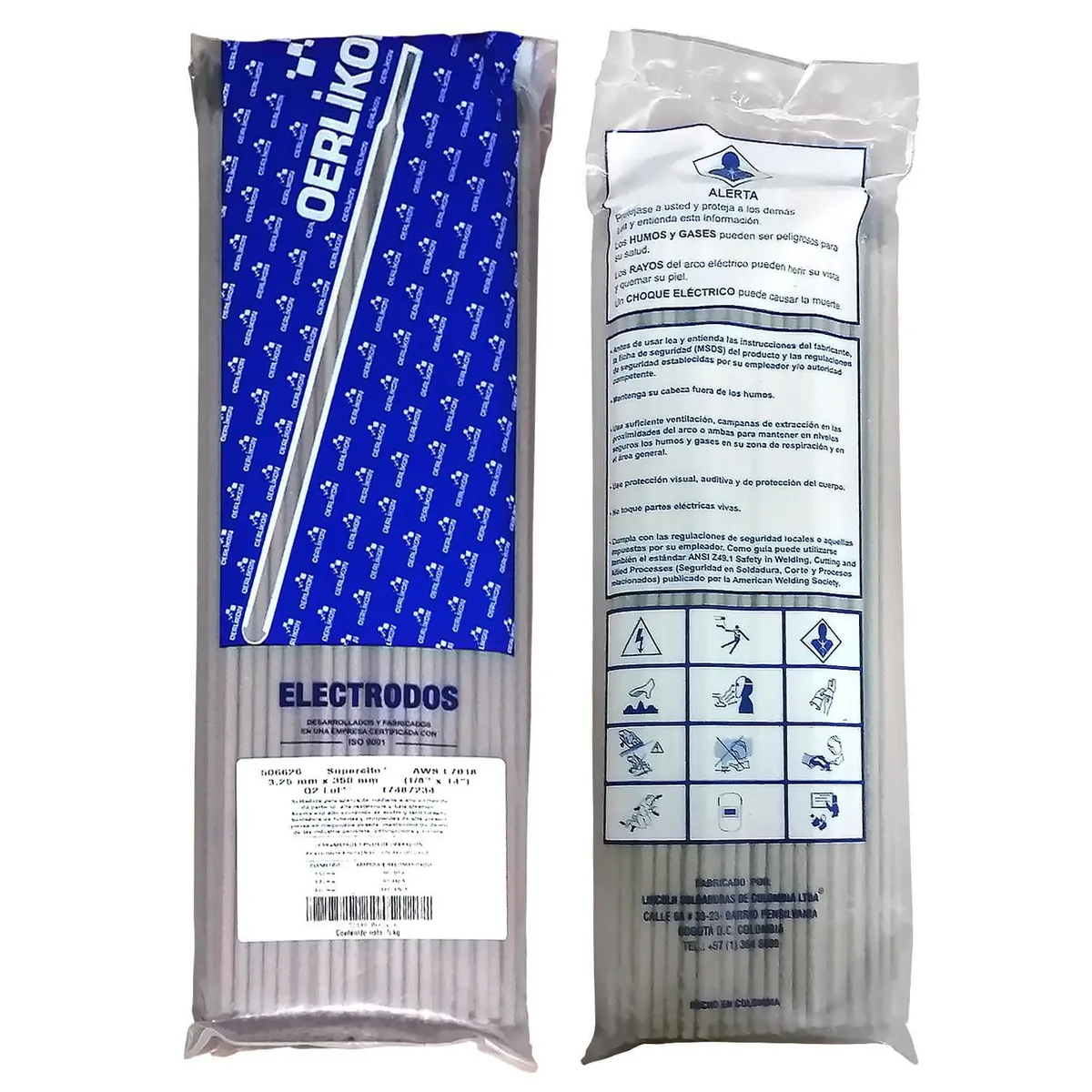 OERLIKON - Soldadura Supercito 1/8” Oerlikon 5KG