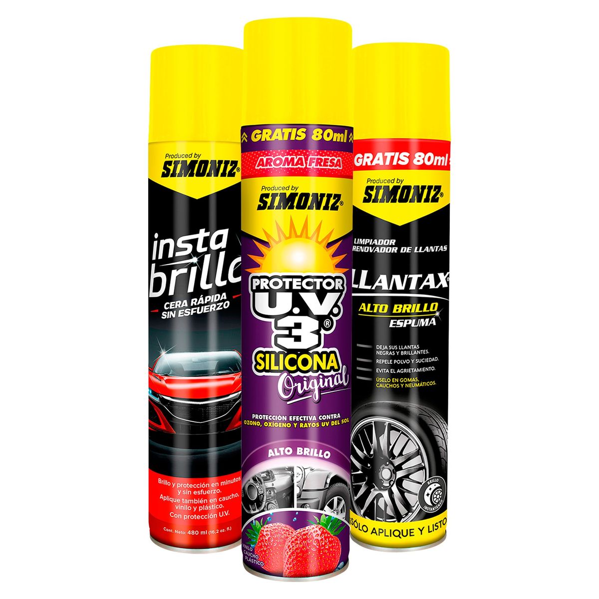 SIMONIZ - Kit Silicona Renova Instabrillo