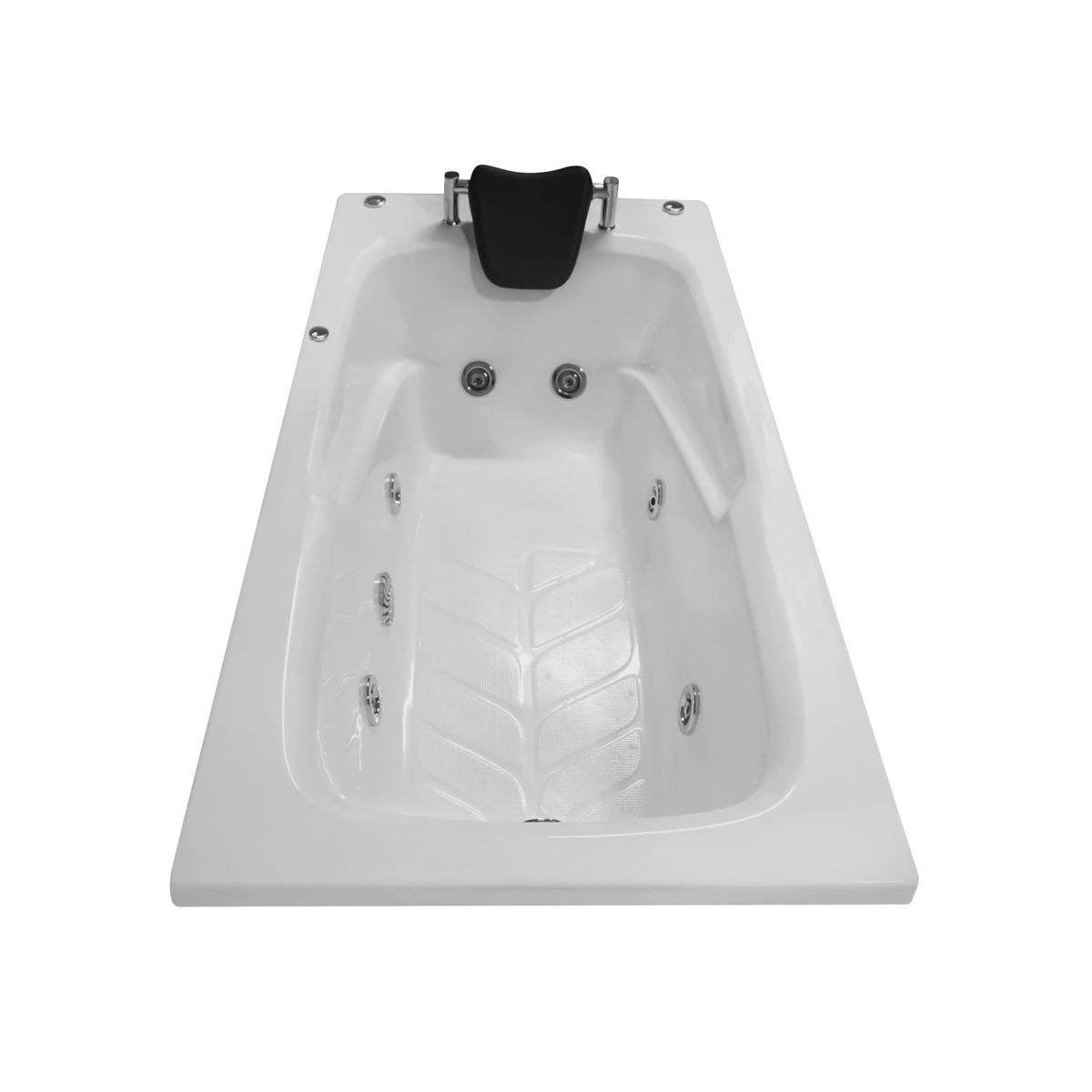 CUBA&SPA - Tina Hidromasaje Rectangular Magia Ejecutiva 170x80cm Blanca