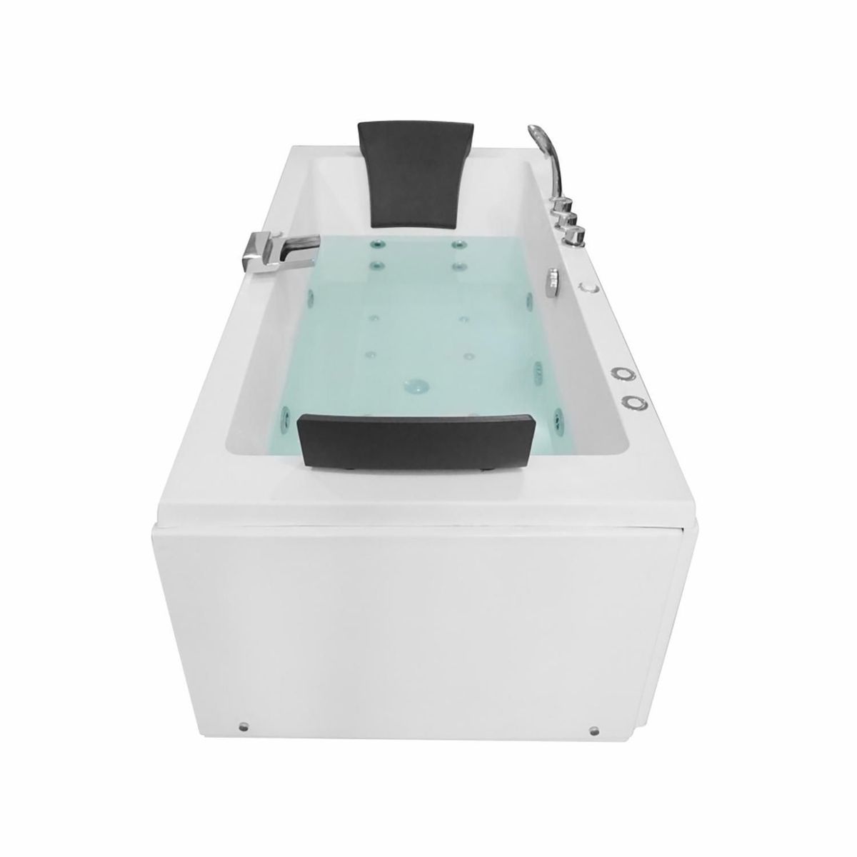 CUBA&SPA - Tina Hidromasaje Rectangular Minimalista Deluxe 180x85cm Blanca