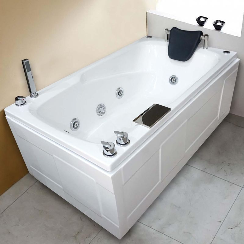 CUBA&SPA - Tina Hidromasaje Rectangular Magia Builder 140x75cm Blanca